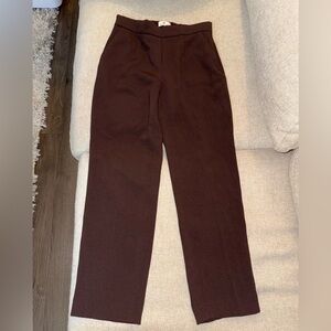 Babaton dress pants. Color: Brown. Size: 00. Worn a couple times